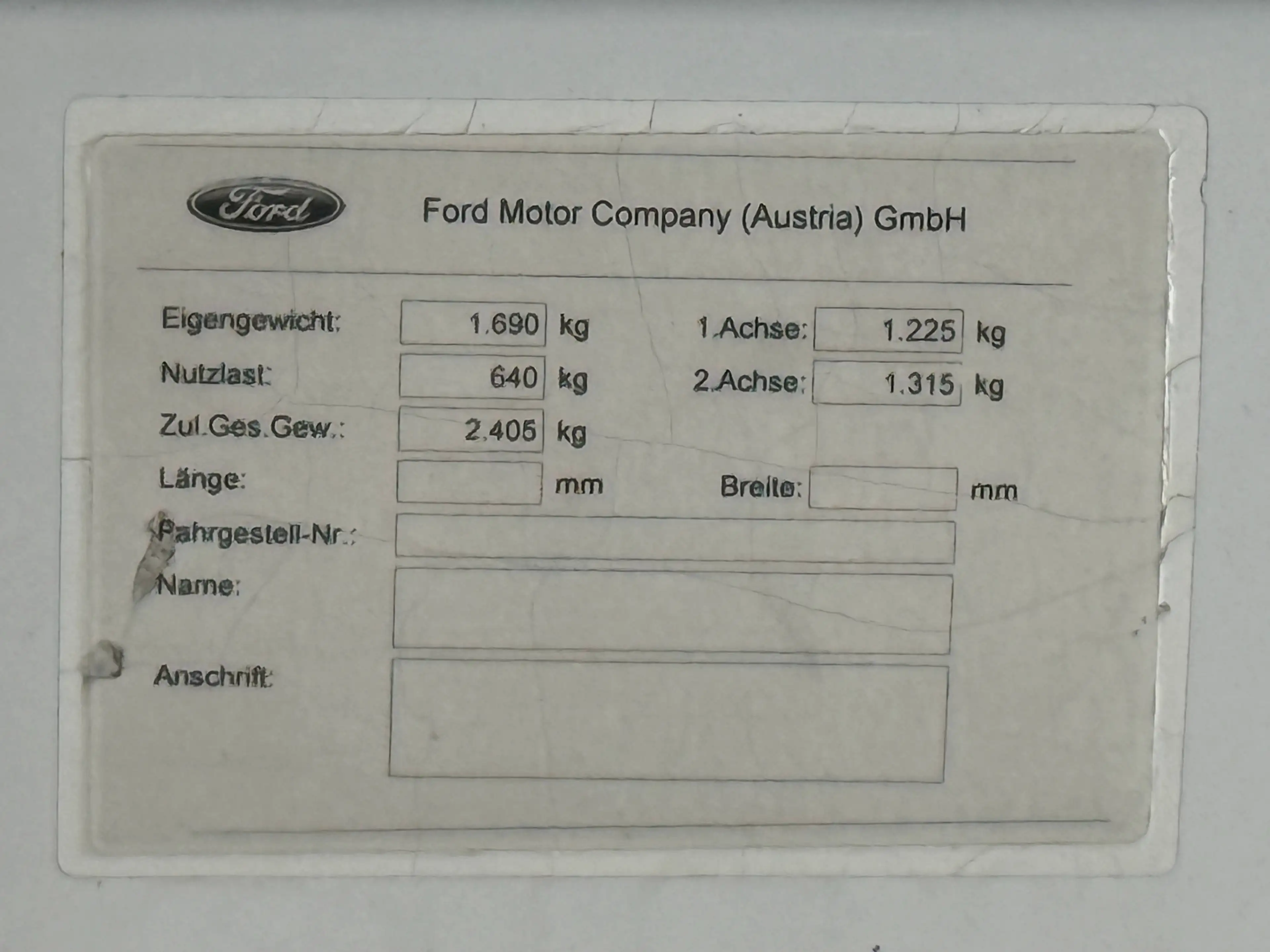 Ford Transit Connect Kasten-Lang Einparkhilfe+5-Sitze+2-Schriebetüren+1.Besitz — photo 14
