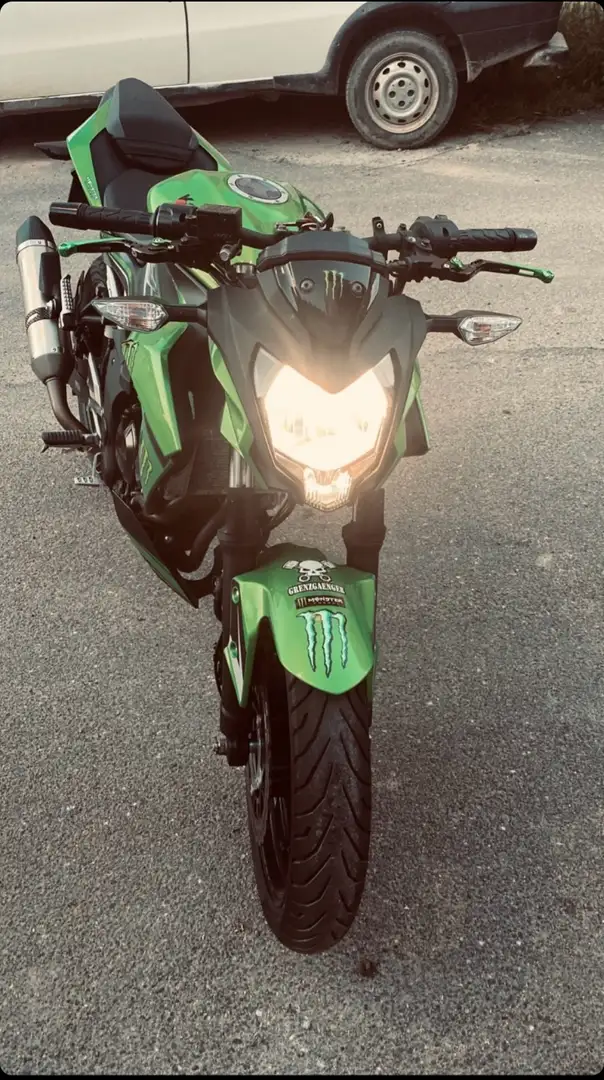 Kawasaki Z 125 zelena - 1
