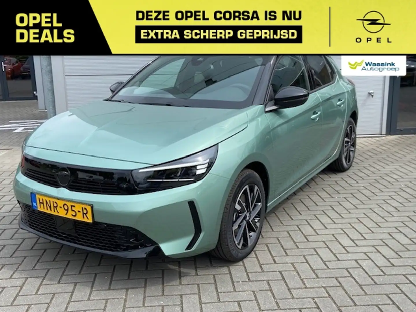 Opel Corsa 1.2 Turbo 100pk Yes Airco | Parkeersensoren achter Groen - 1