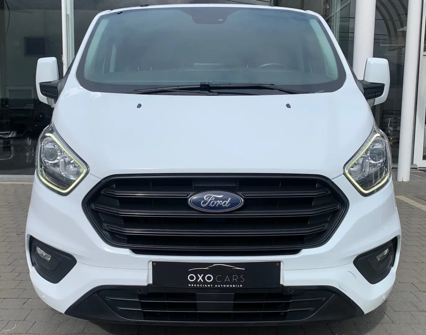 Ford Transit Custom 2.0 TDCI / 3 Places / Airco / Gps / Ecran / Blanc - 2