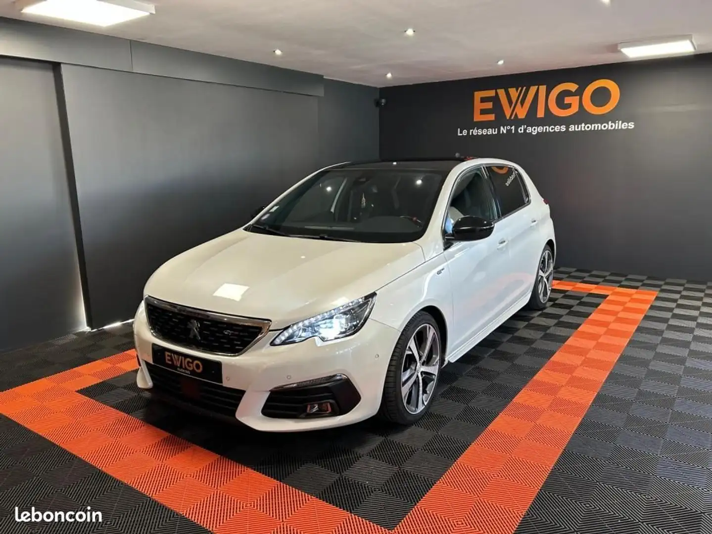 Peugeot 308 GENERATION-II 1.6 THP ESSENCE 225 GT EAT BVA START-STOP %2B TOIT PANO Blanc - 1