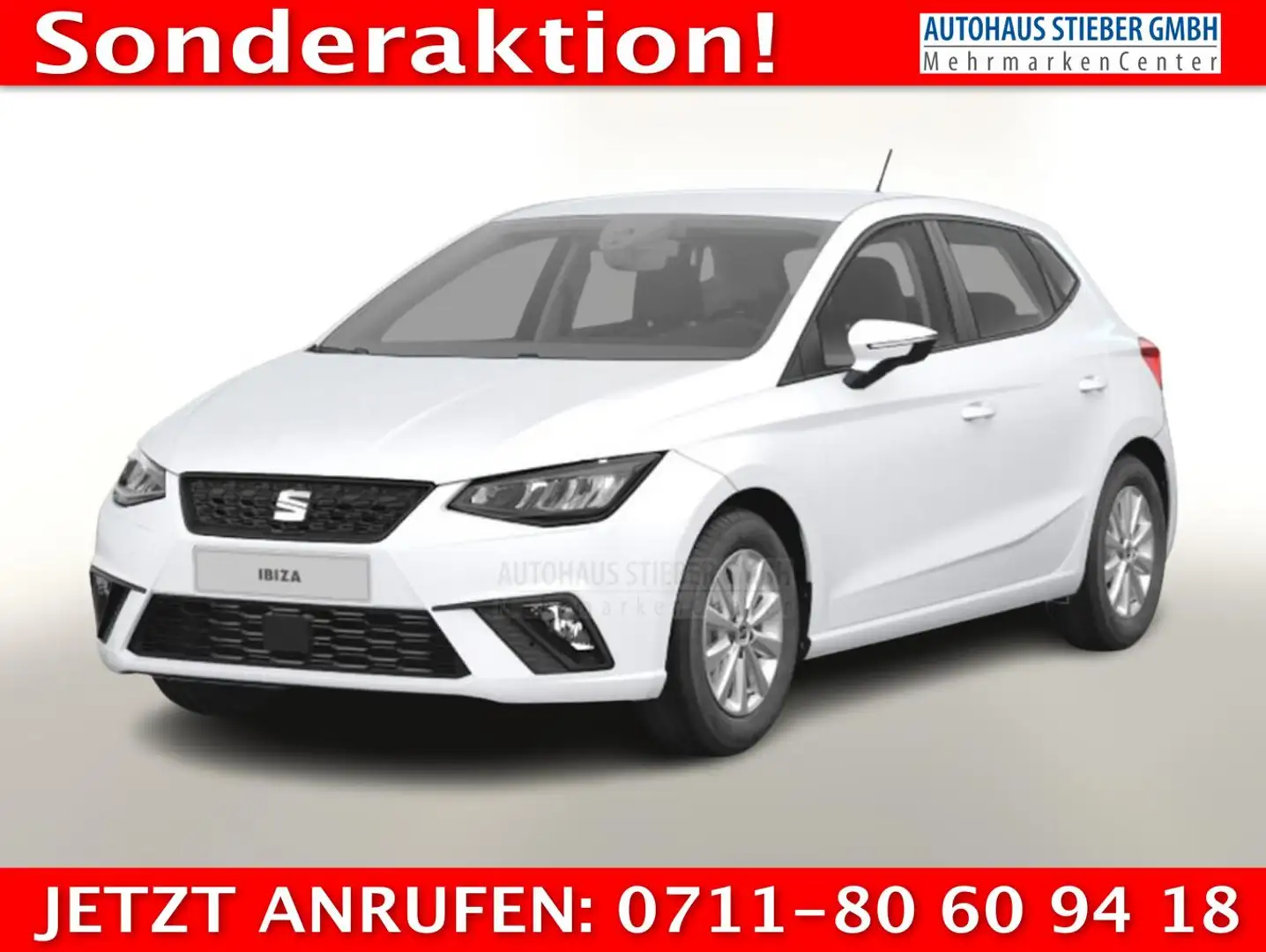 SEAT Ibiza 1.0 MPI 80 LED PDC Temp FullLink LM15Z NSW 59 k... Wit - 1