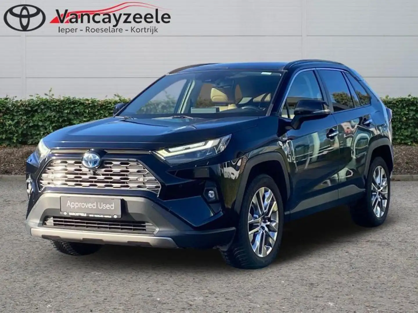 Toyota RAV 4 Premium Plus+panoroof+360°cam+gps+sens V&A Zwart - 1