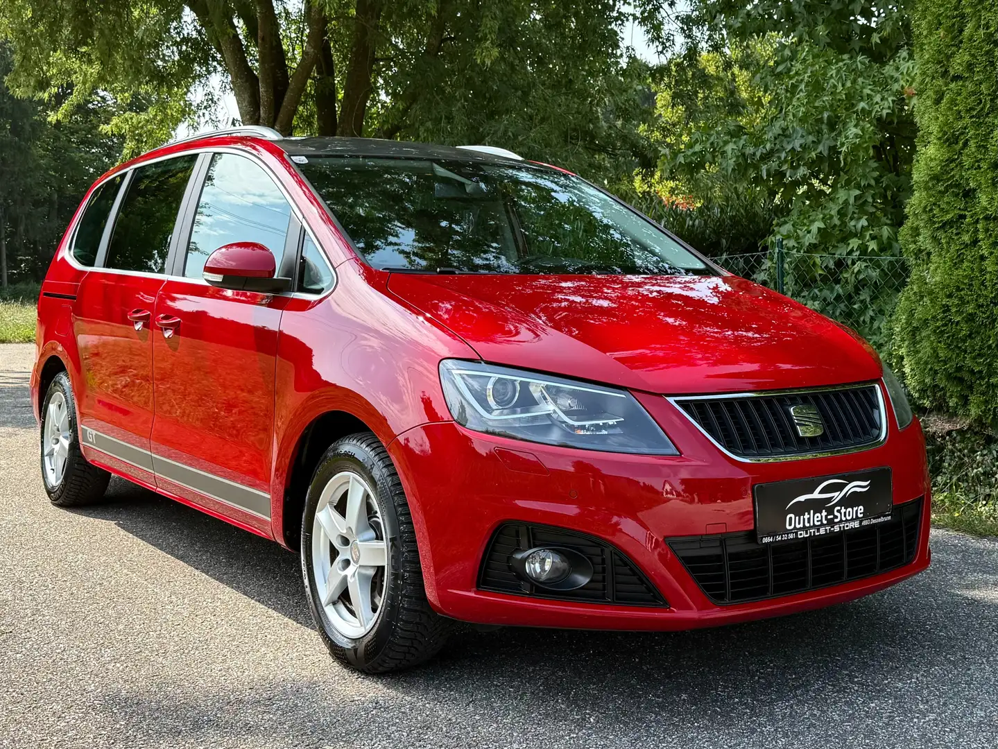 SEAT Alhambra Style*LED*Leder*Sport-Paket*R-Kamera*Navi*SHZ* Rouge - 1