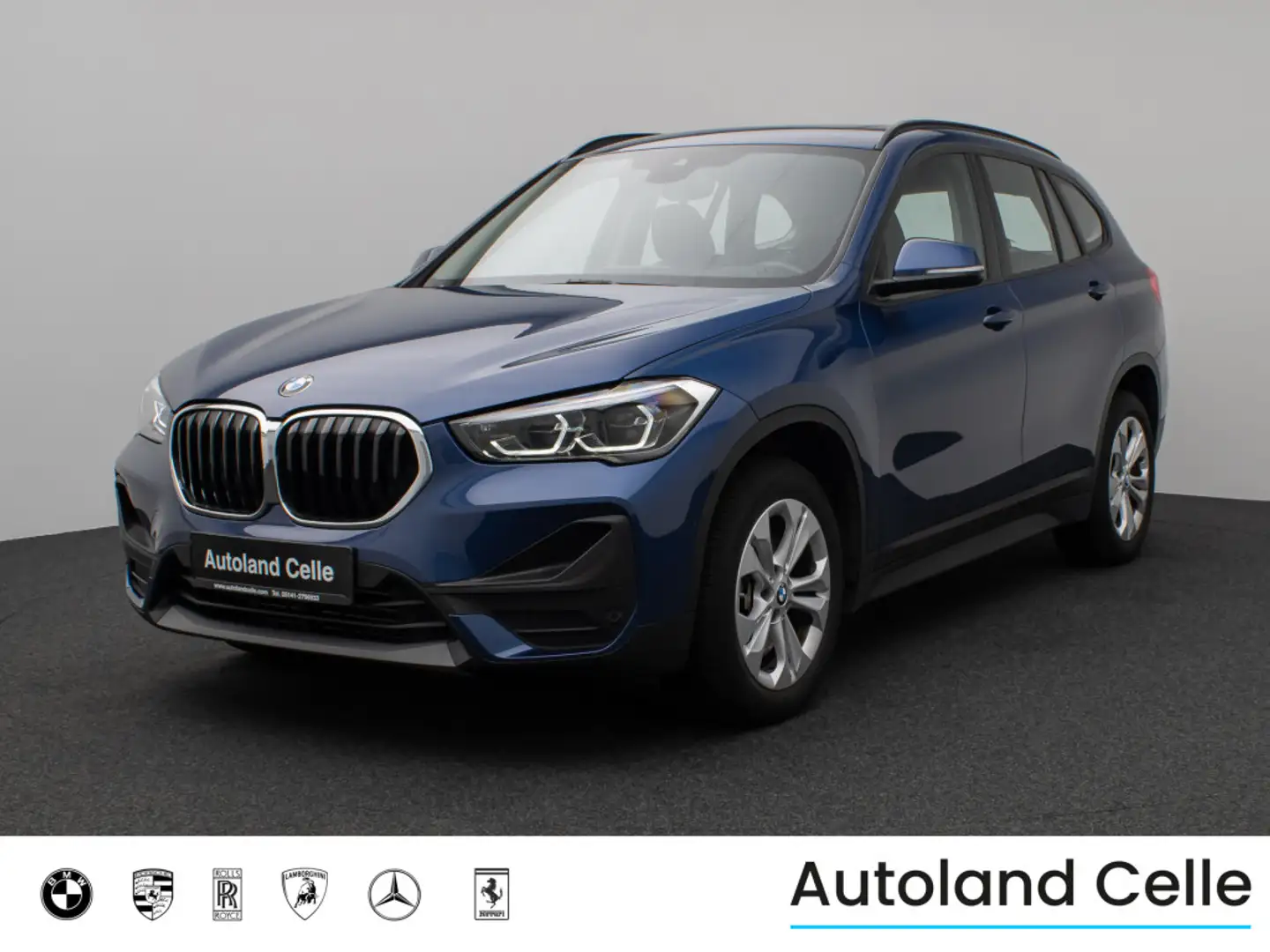 BMW X1 ACC Kamera HUD DAB Memory Leder Panoram Blau - 1
