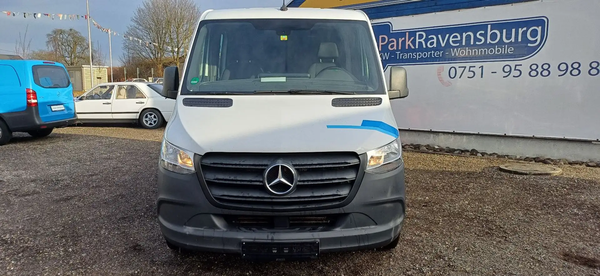 Mercedes-Benz Sprinter 314 CDI FWD L1H1 Autom. Klima Sthzg. Blanco - 2