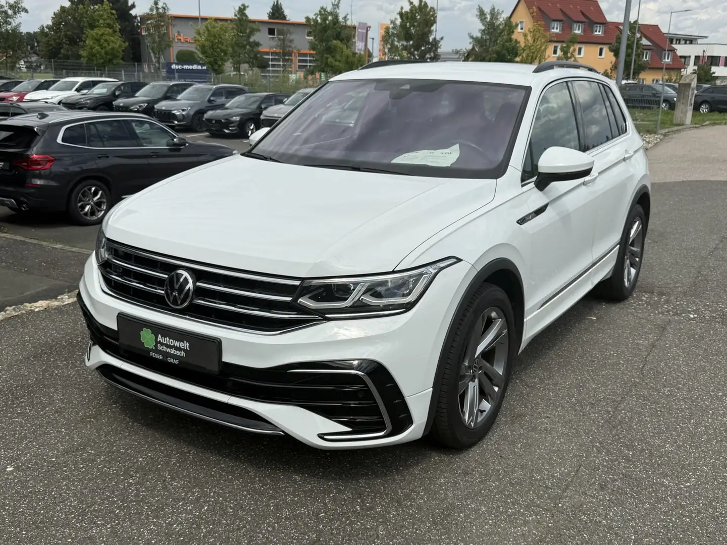 Volkswagen Tiguan 2.0 TDI R-LINE AHK LED ACC NAVI SHZ Blanc - 2