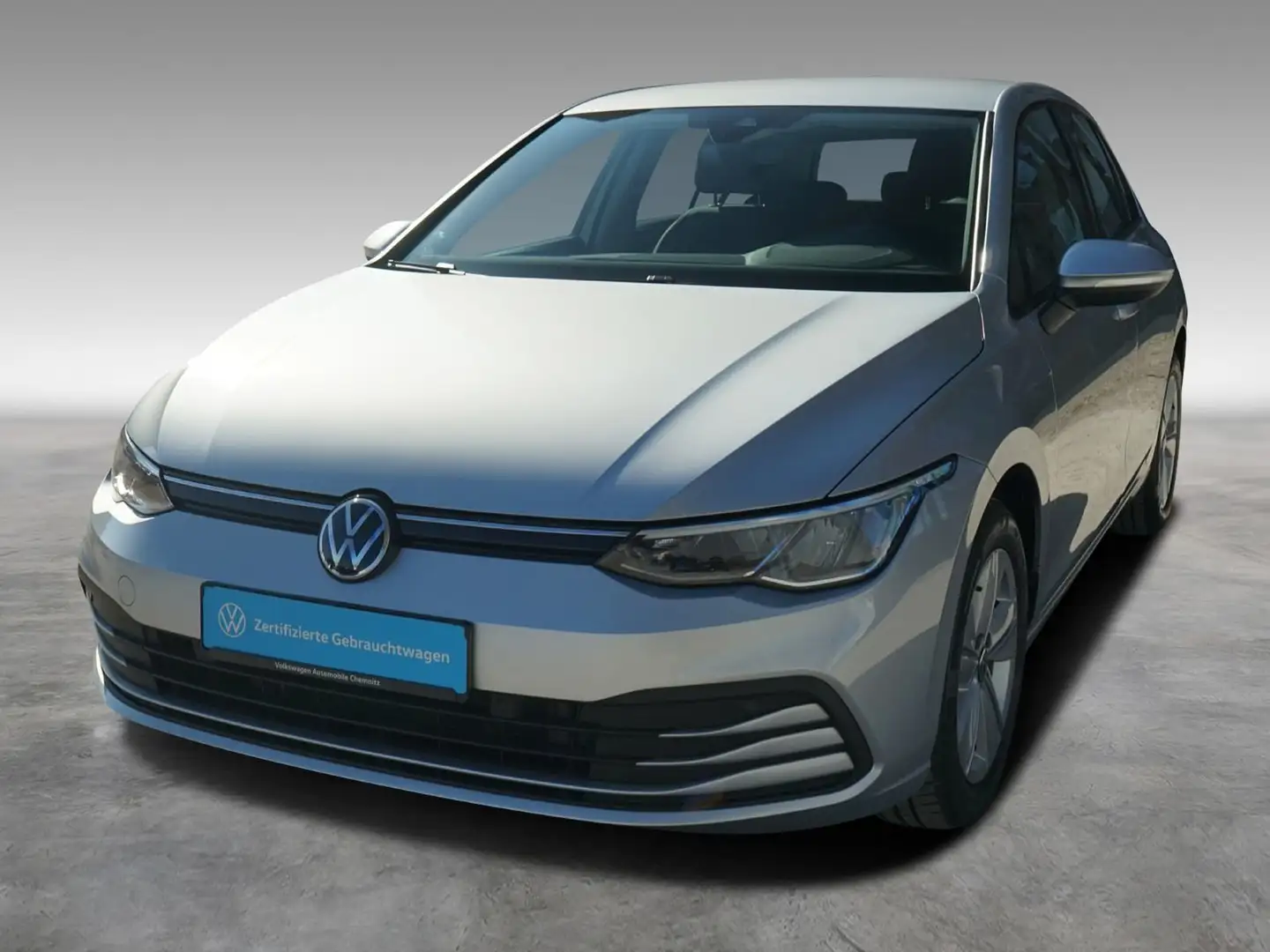 Volkswagen Golf VIII 1.0 TSI AHK LED CarPlay Sportpaket Plateado - 2