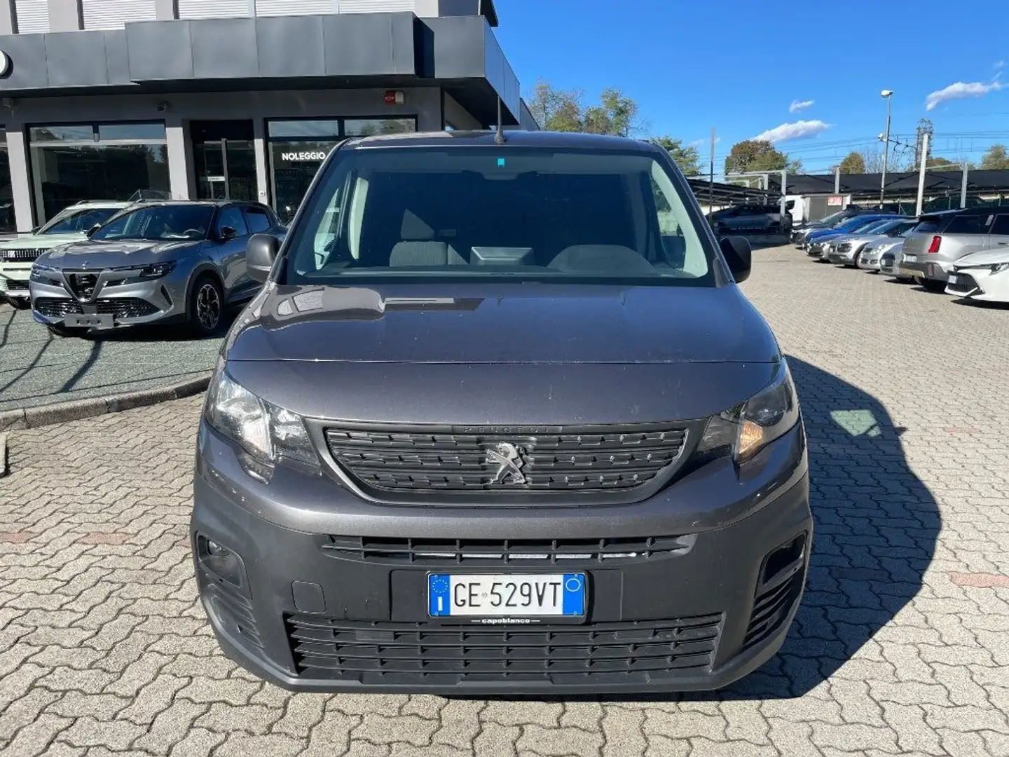 Peugeot Partner BlueHDi 100 PC Furgone E6d Premium+UNICO PROPRIETA Gris - 2