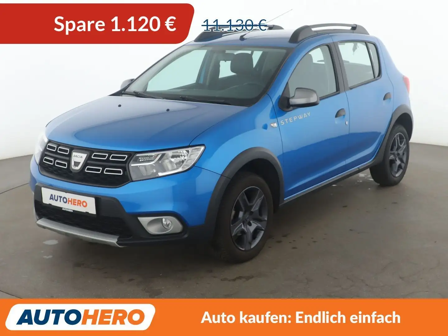 Dacia Sandero 0.9 TCe Stepway Celebration*NAVI*PDC*KLIMA*TEMPO* Blau - 1