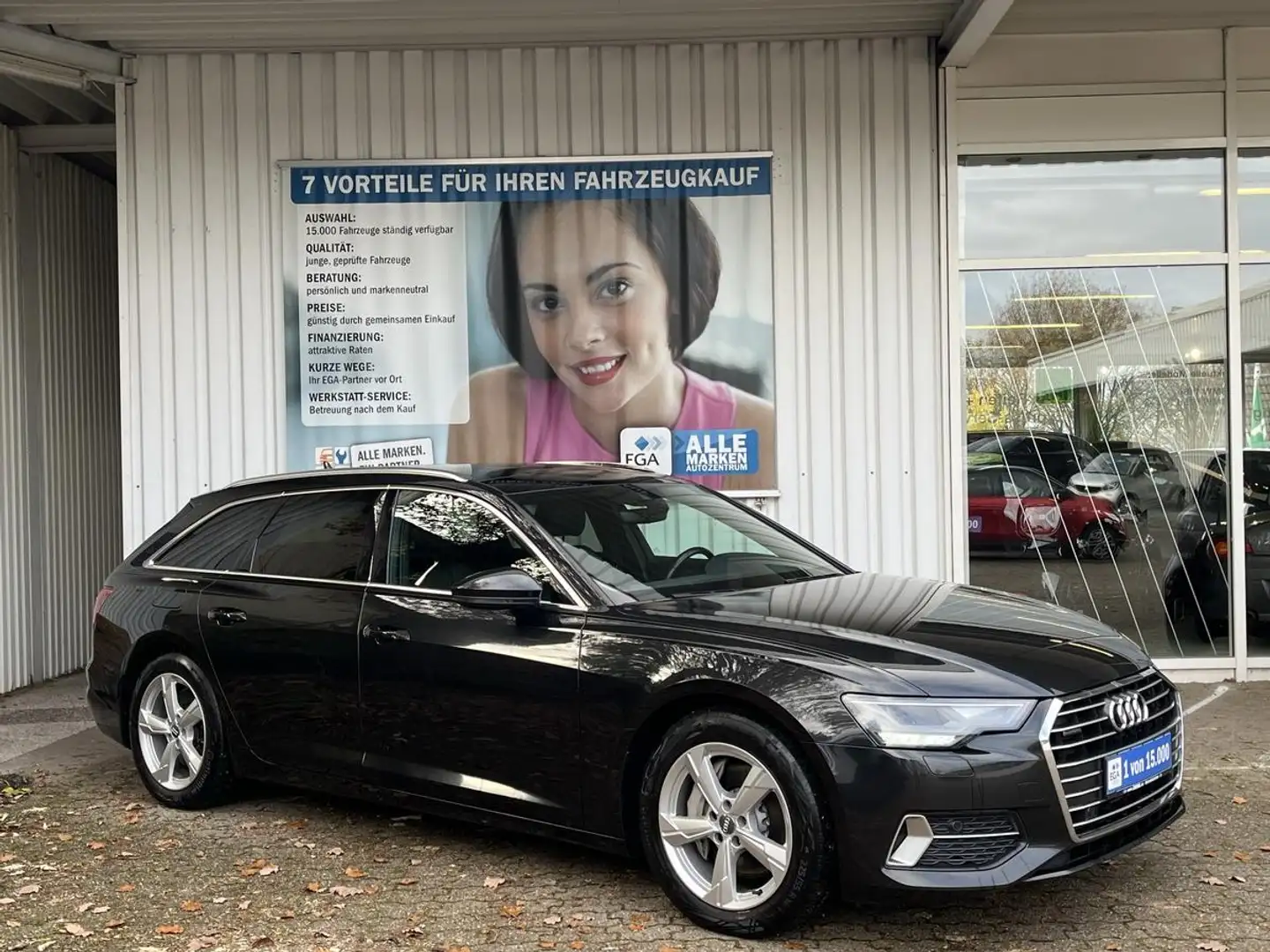 Audi A6 45 3.0 TDI QUATTRO SPORT NAVI SHZ LED LEDER PDC KA Gris - 1
