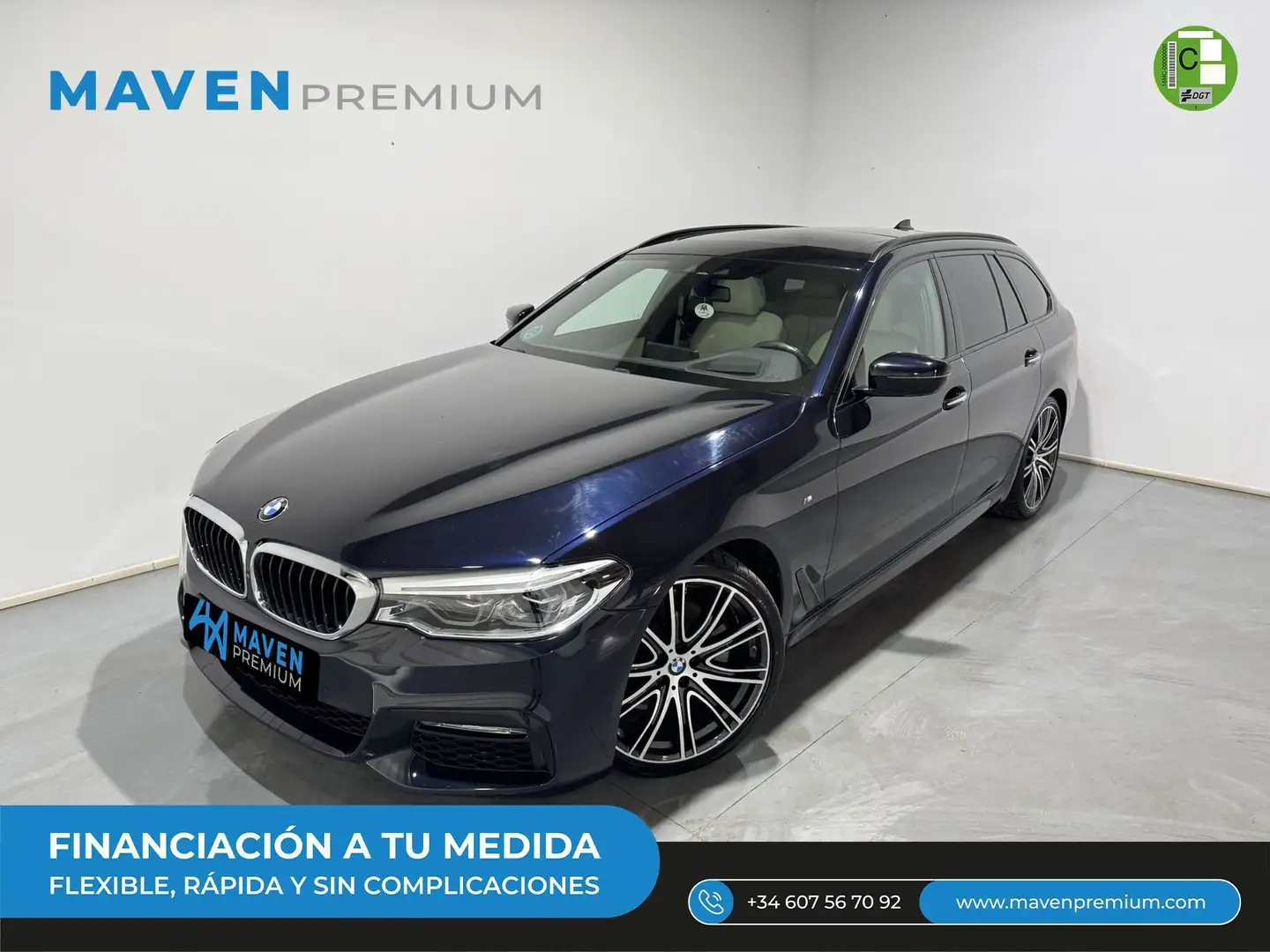 BMW 520 520d Touring Azul - 1