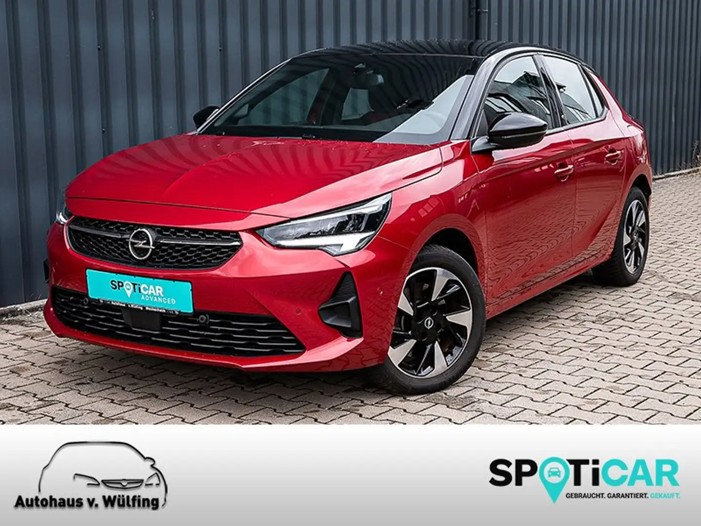 Opel Corsa-e e GS-Line + UNFALLFREIER WERKSWAGEN+GARANTIE+ Rot - 1