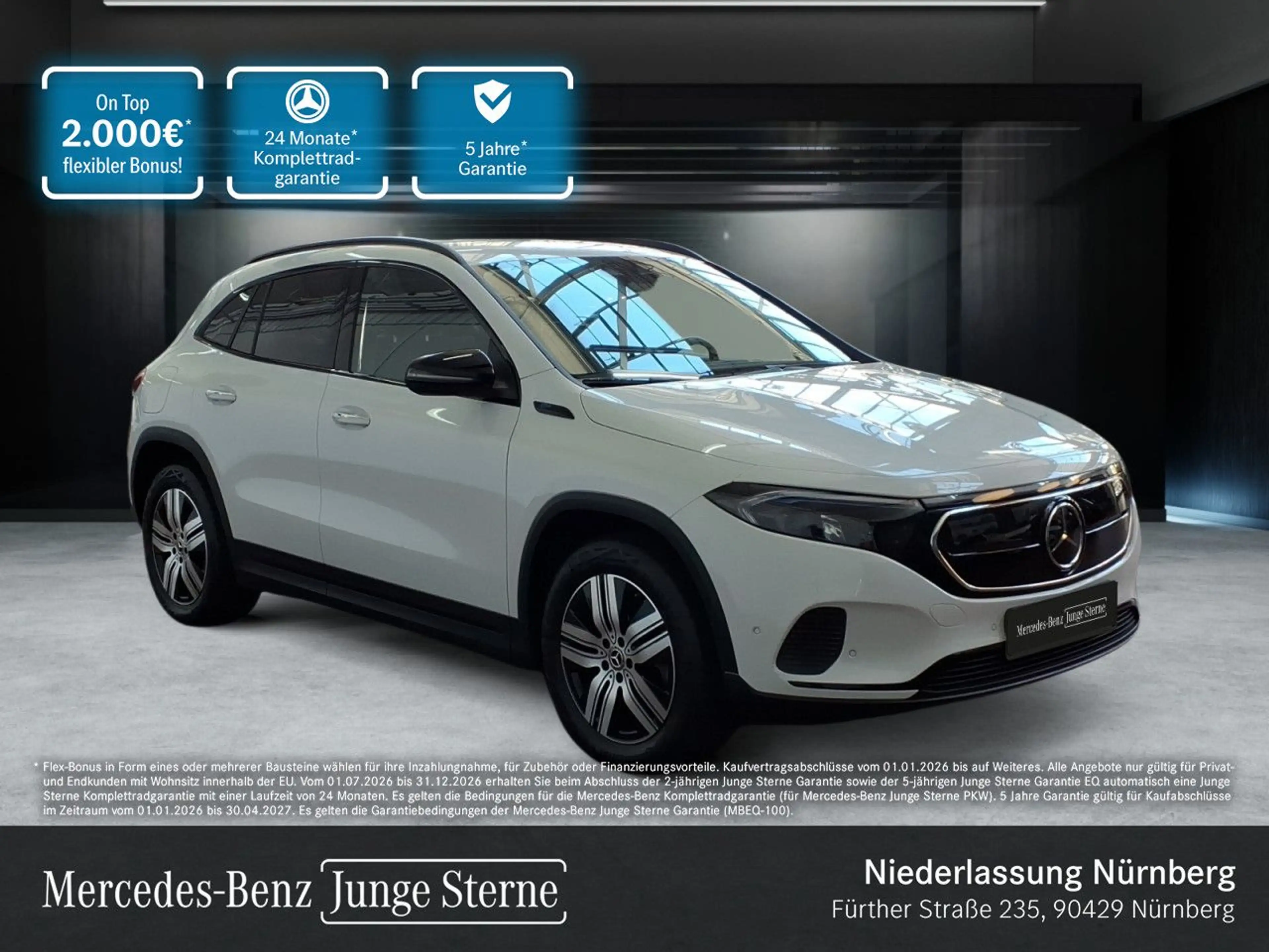 Mercedes-Benz EQA 300 4M PROG+NIGHT+PLUS-PAKET+AHK+KAMERA