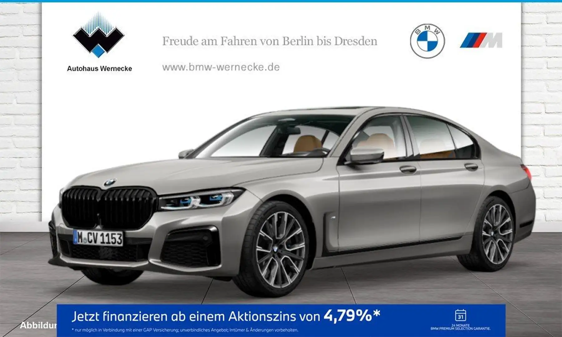BMW 730 d xDrive Limousine M Sportpaket Head-Up DAB Grau - 1