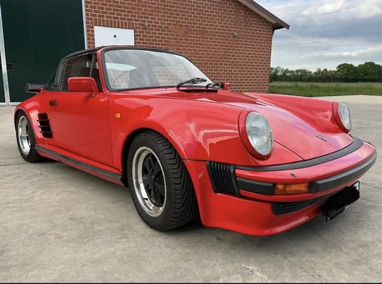 Porsche 911 G-Modell 3.0 SC Targa Turbooptik deutsch Fuchsfelgen, foto 4