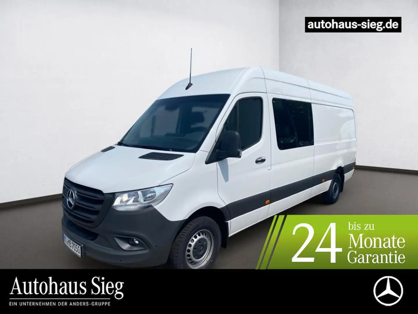 Mercedes-Benz Sprinter 317 Mixto L3H2 Klima*MBUX*AHK2,8t*5-Sitz Weiß - 1