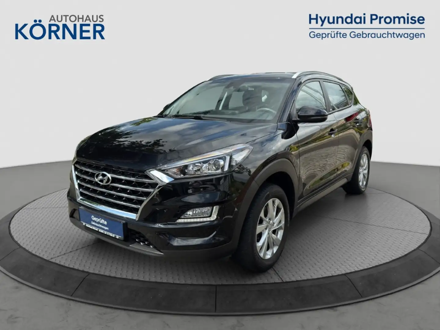 Hyundai TUCSON TREND 1.6 GDi *NAVI*CAM*SITZHZ*DAB*CARPLAY* Schwarz - 2
