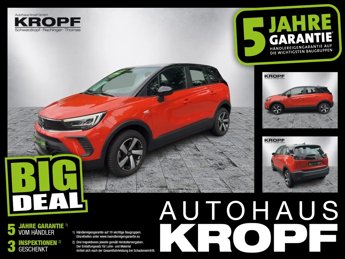 Opel Crossland 1.2 Turbo Edition Winterpaket,Parkpilot Orange - 1