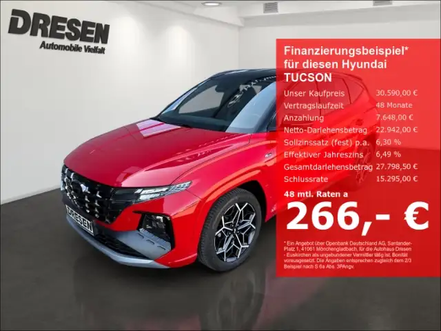 Hyundai TUCSON N Line 1.6 T GDI DCT 48V 2WD (150 PS) LED RFK SHZ