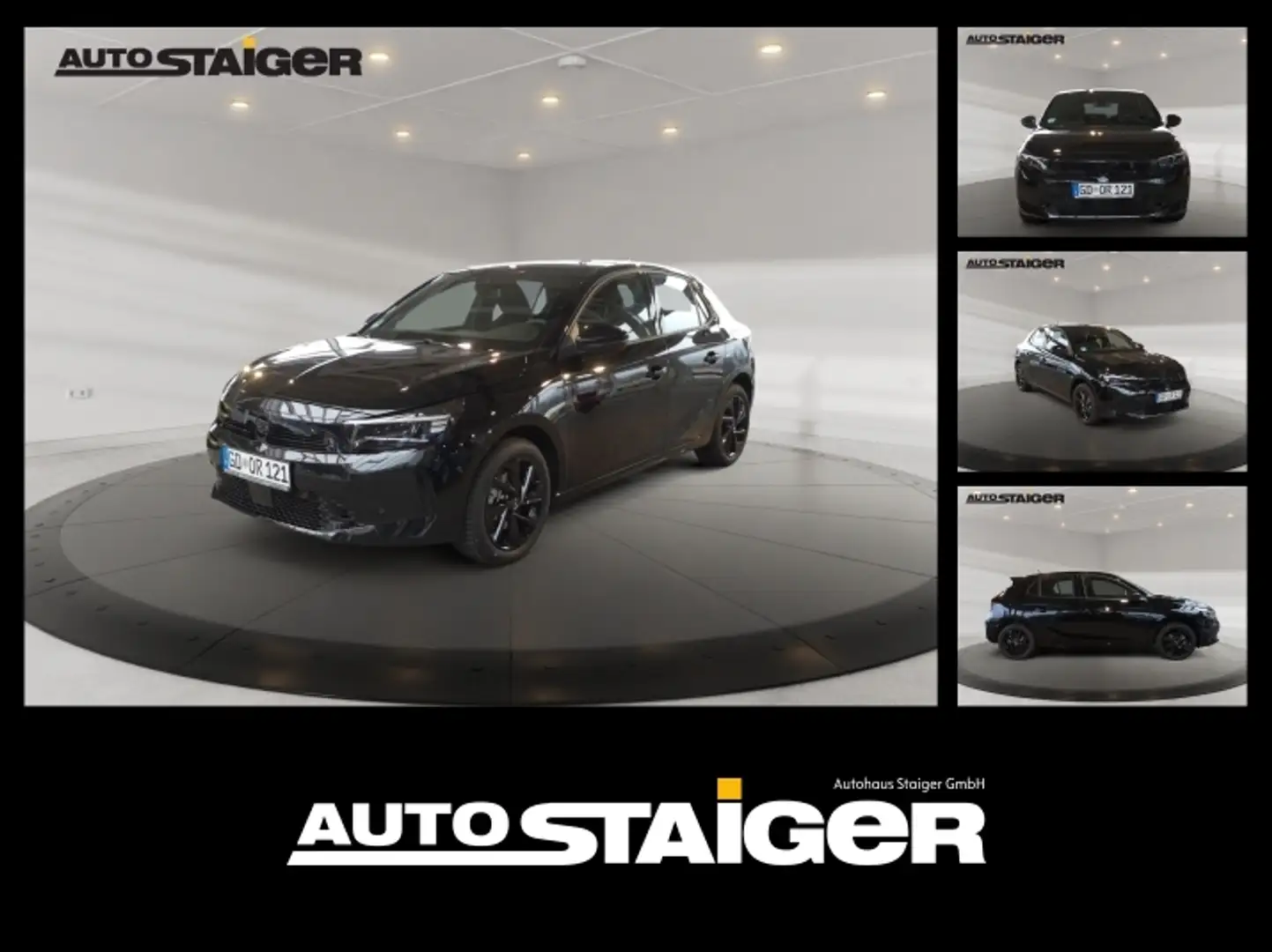 Opel Corsa F 1.2 Turbo GS FLA SpurH SpurW DynLi KAM Schwarz - 1