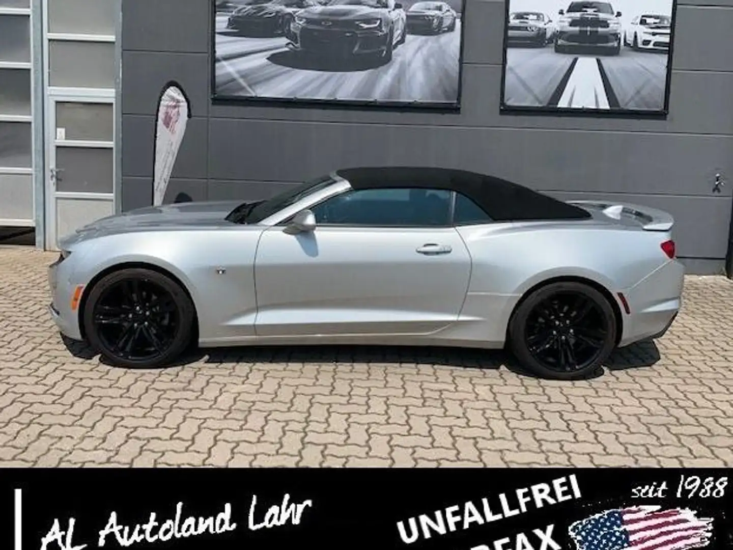 Chevrolet Camaro Cabrio Leder 8 Gang Aut. Unfallfrei CARFAX Gris - 1