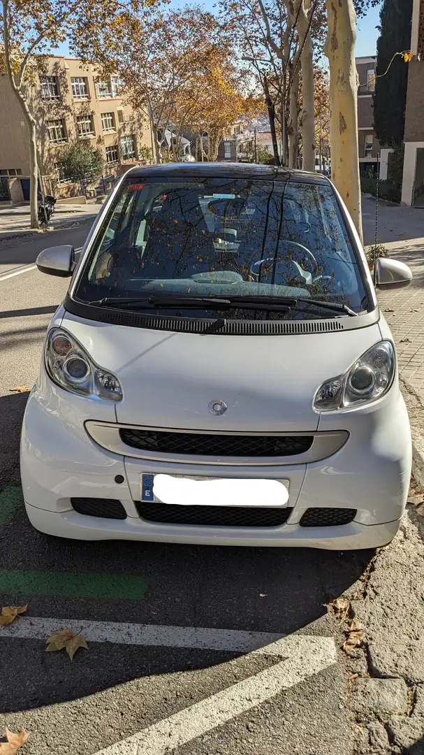 smart forTwo Coupé 52 mhd Passion Aut. Blanco - 2