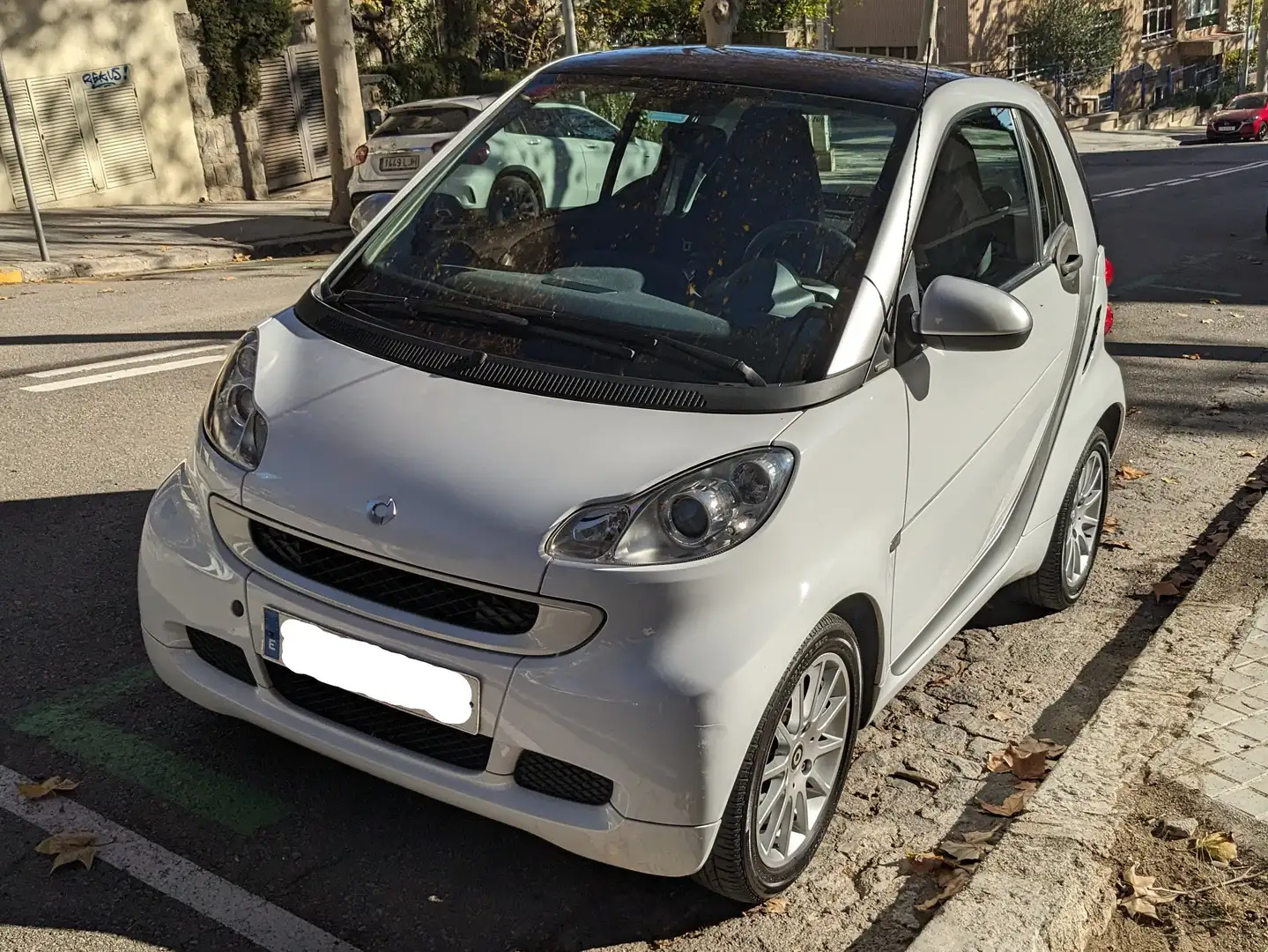 smart forTwo Coupé 52 mhd Passion Aut. Blanco - 1