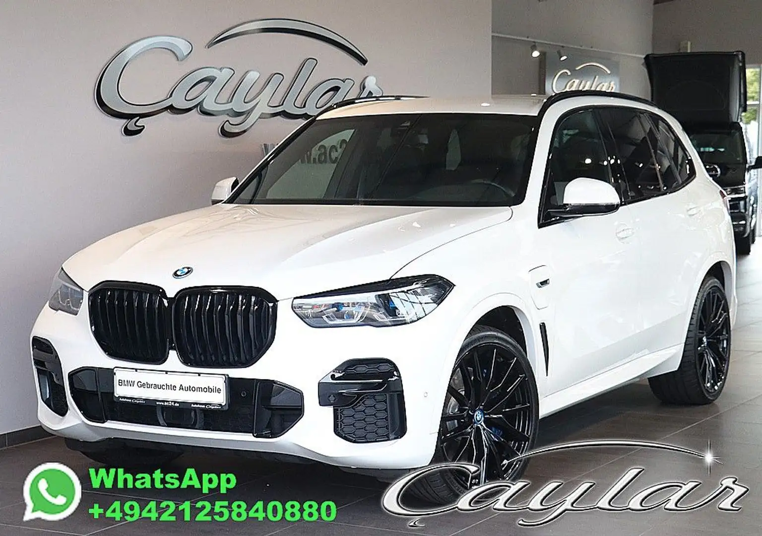 BMW X5 45e KOMFORTSITZE INTEGRALLENKUNG LASER 22" Weiß - 1