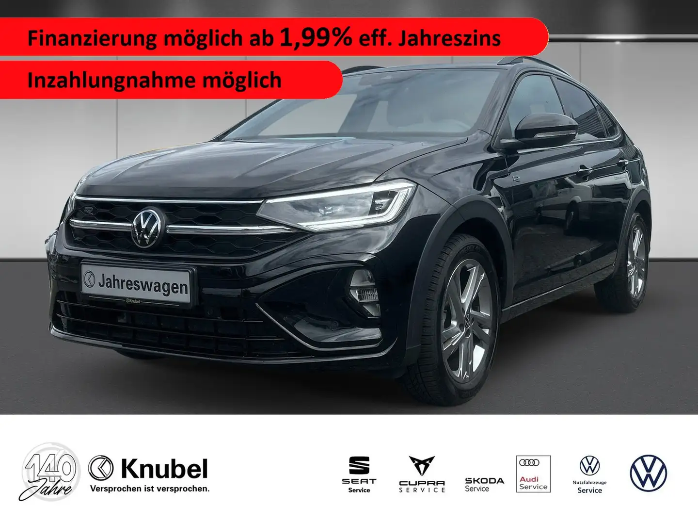 Volkswagen Taigo R-Line 1.5 TSI DSG IQ.Light Navi Keyless Travel... Nero - 1