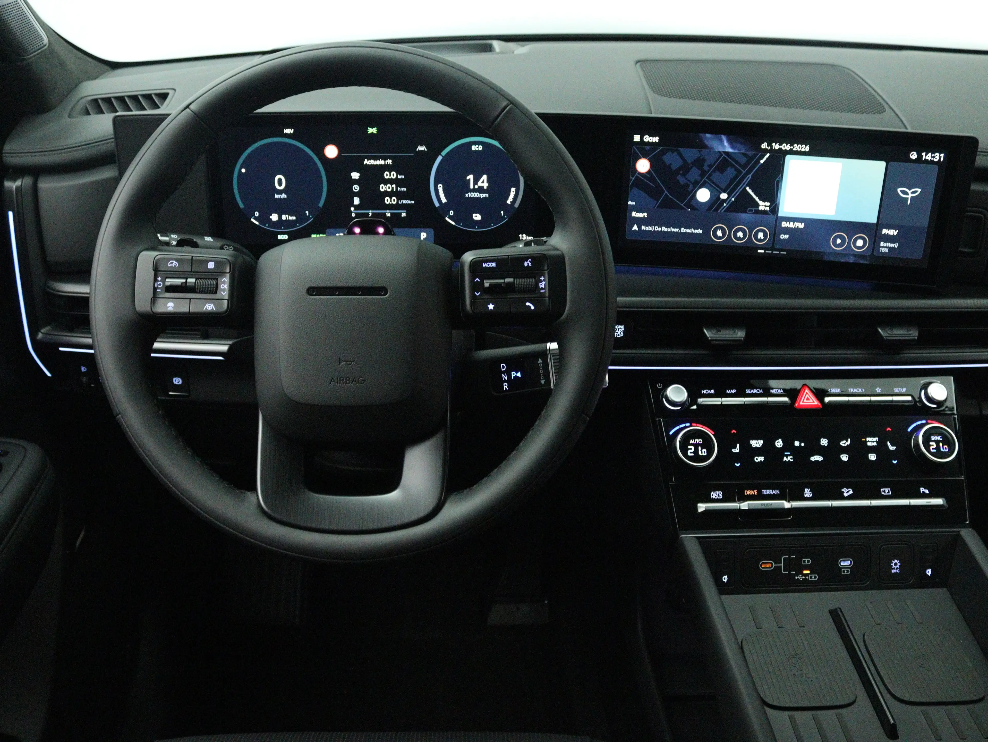 Hyundai SANTA FE 1.6 T-GDI PHEV Black Line - PHEV (Ecotronic Gray P — photo 4