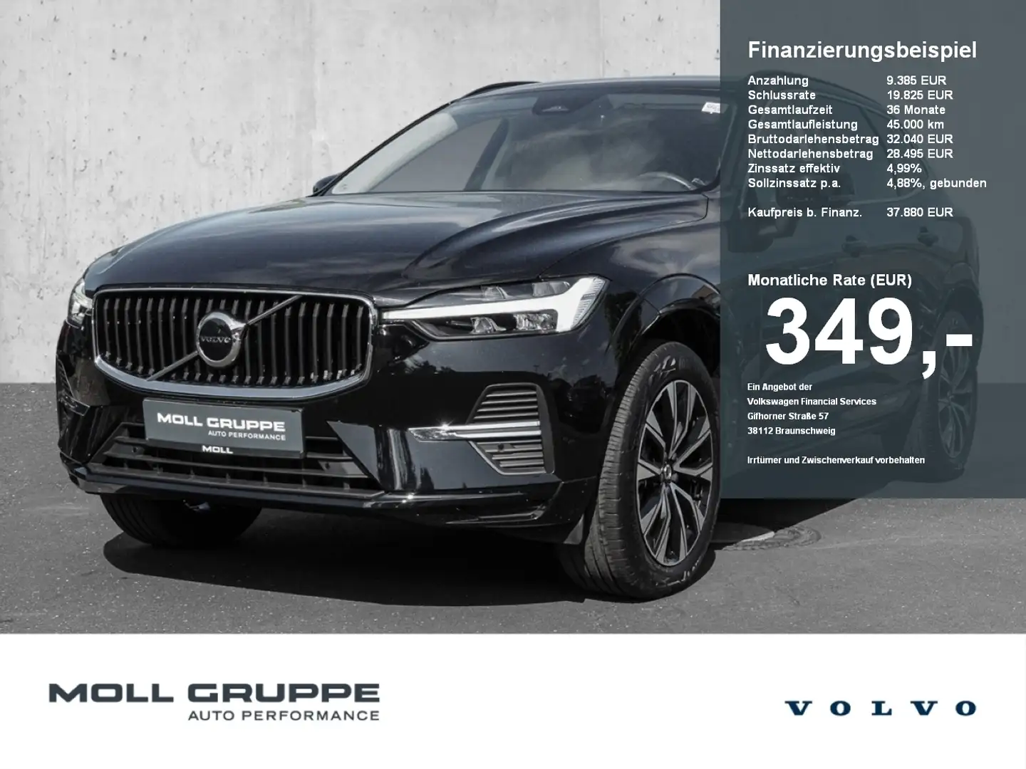 Volvo XC60 B4 2WD Core ACC EL.HECK KEYLESS Schwarz - 1