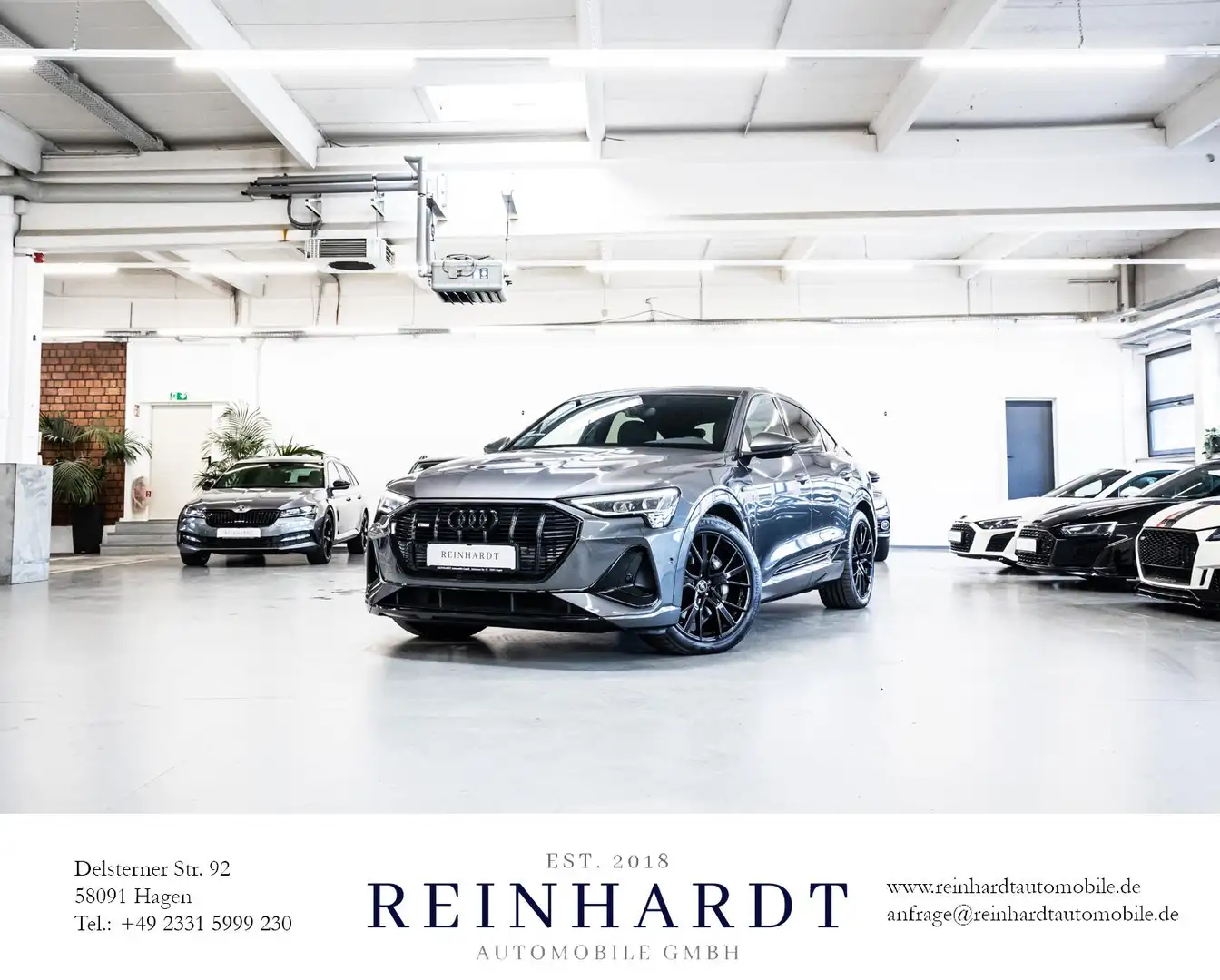 Audi e-tron SPORTBACK 55 2x S LINE BLACK 21Z/KAM./SHZ Grau - 1