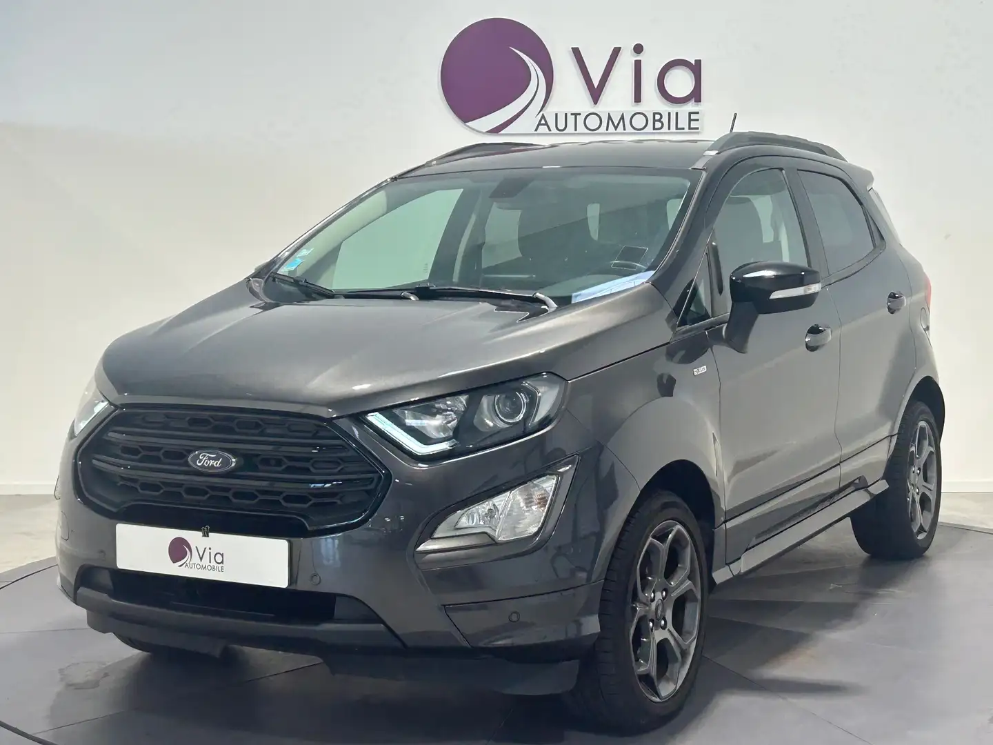 Ford EcoSport 1.0 EcoBoost 125ch S\u0026amp;S BVM6 ST-Line Gris - 1