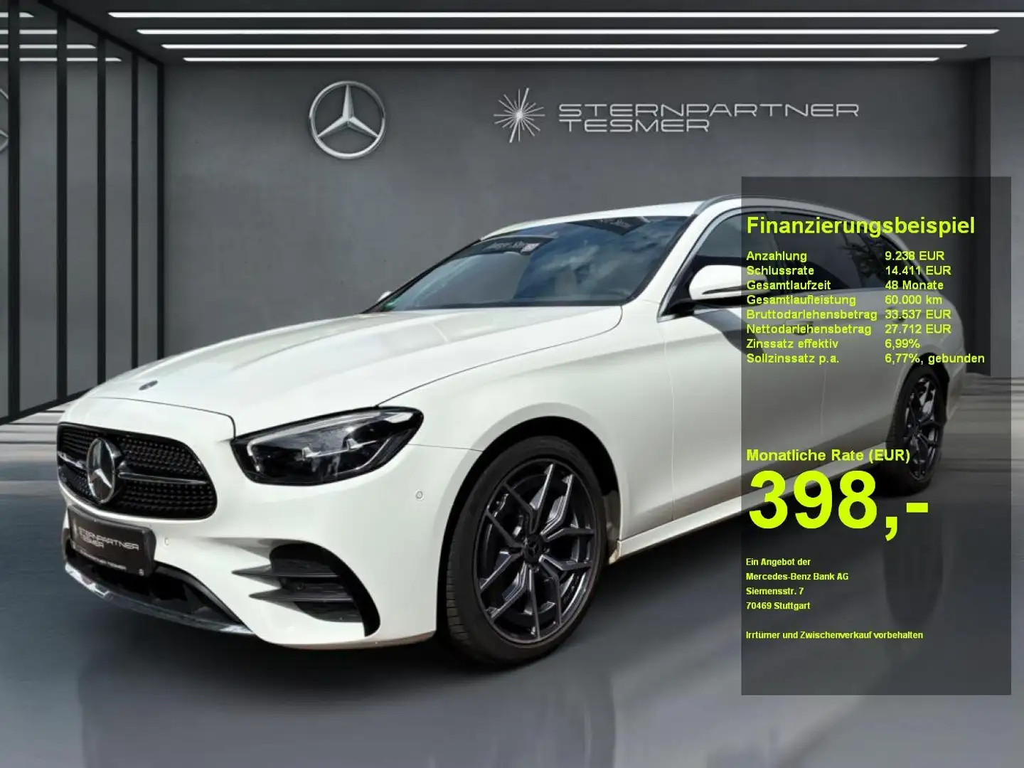 Mercedes-Benz E 220 d 4M T AMG+S.DACH+KAMERA+WIDE+AHK+CARPLAY Wit - 1