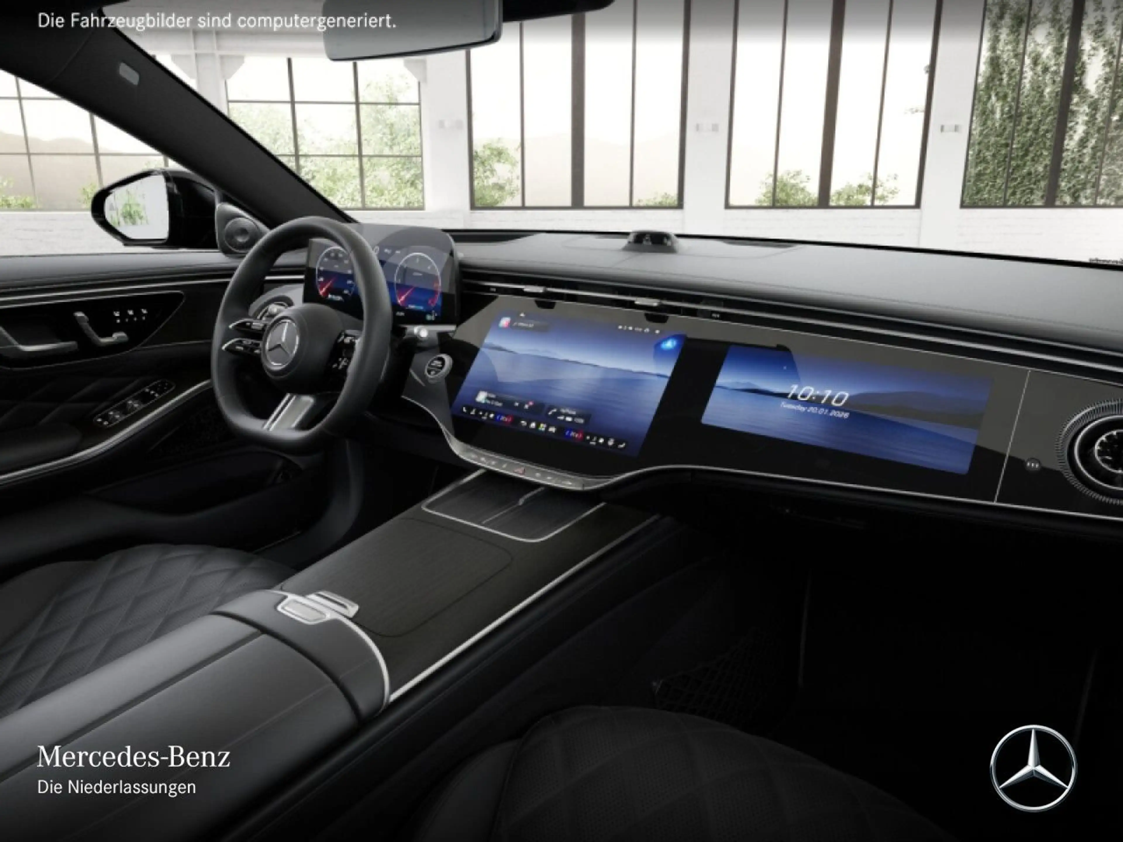 Mercedes-Benz S 450 d L 4M AMG+NIGHT+PANO+360+DIGITAL-L+STHZG — photo 10