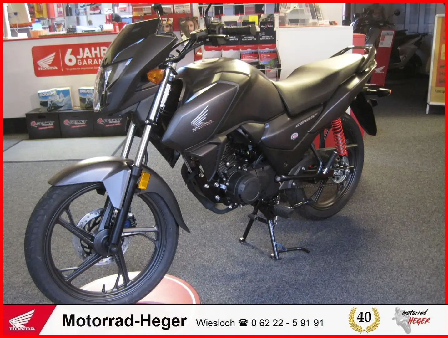 Honda CB 125 F 2026 mit TFT-Display Grau - 1