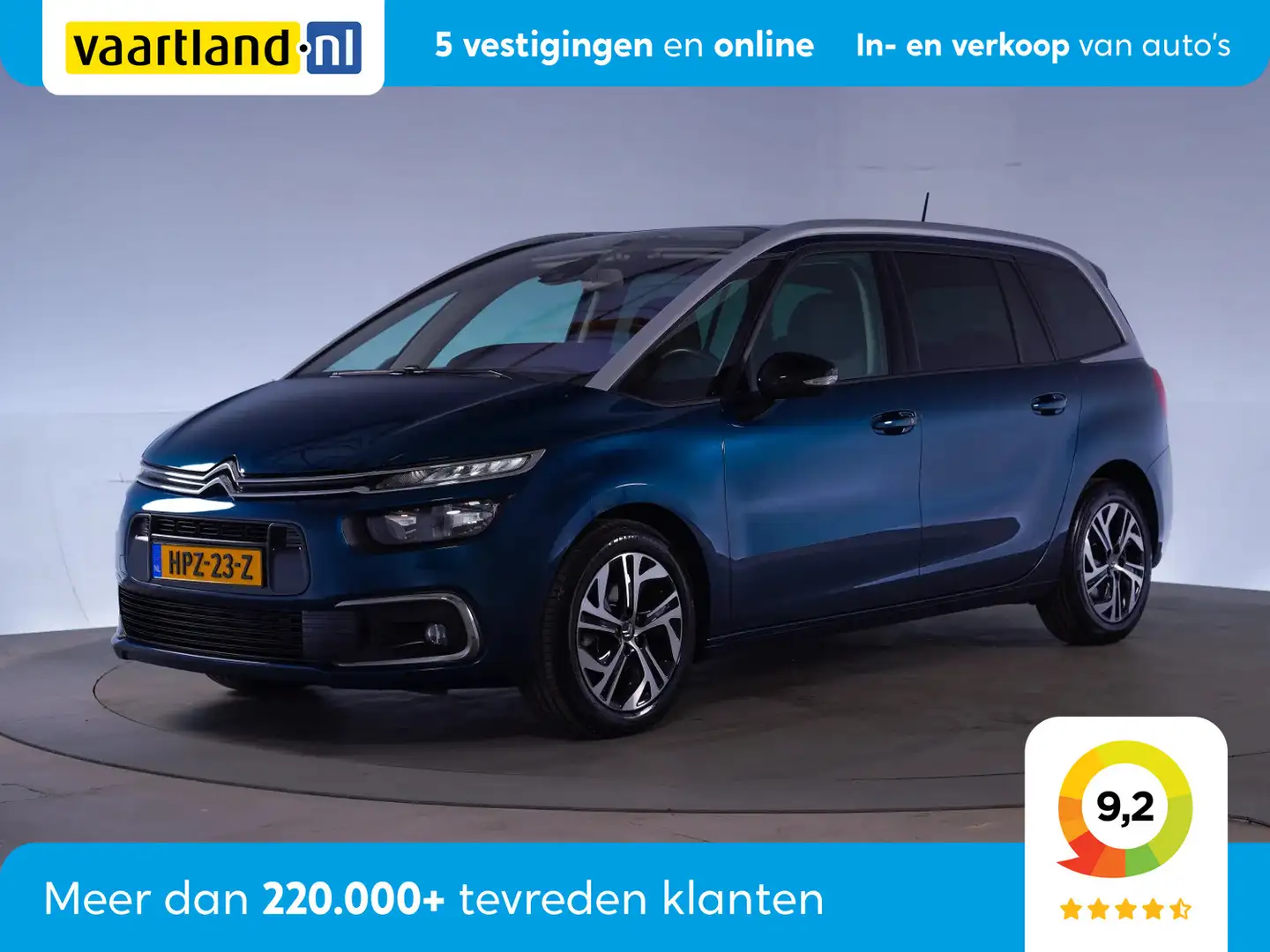 Citroen C4 SpaceTourer 1.2 Puretech Shine 7-Pers Aut. [ Navi Camera Adapt Azul - 1