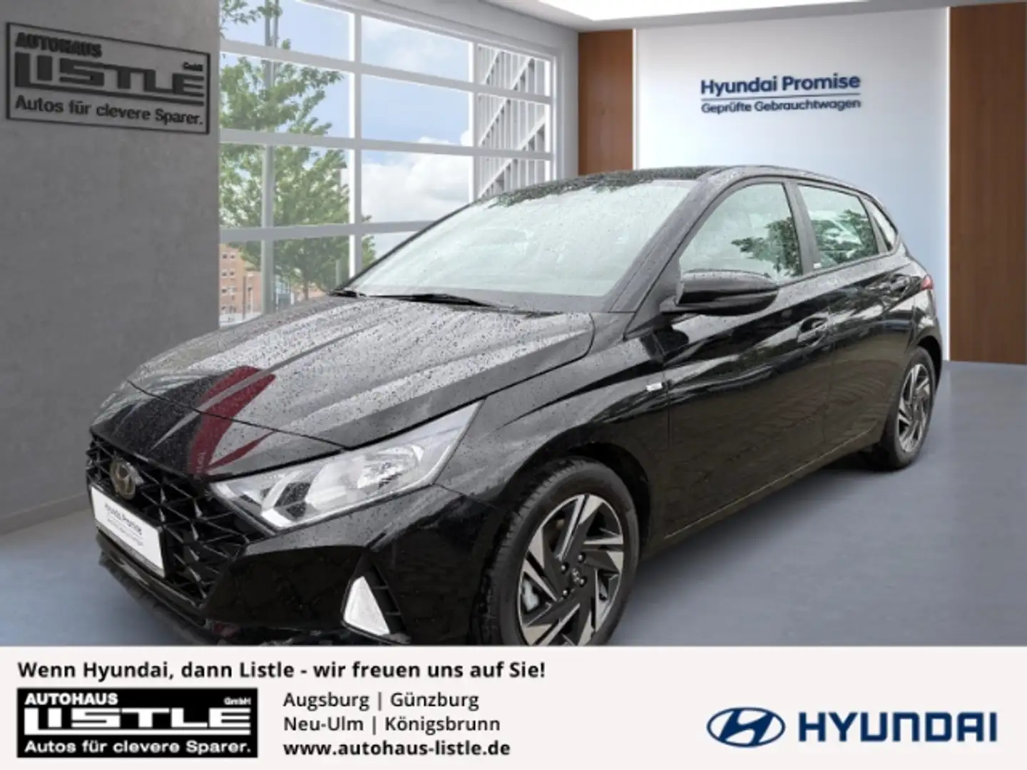 Hyundai i20 Trend Mild-Hybrid 1.0 T-GDI +CARPLAY+KLIMA+RFK+PDC Schwarz - 1