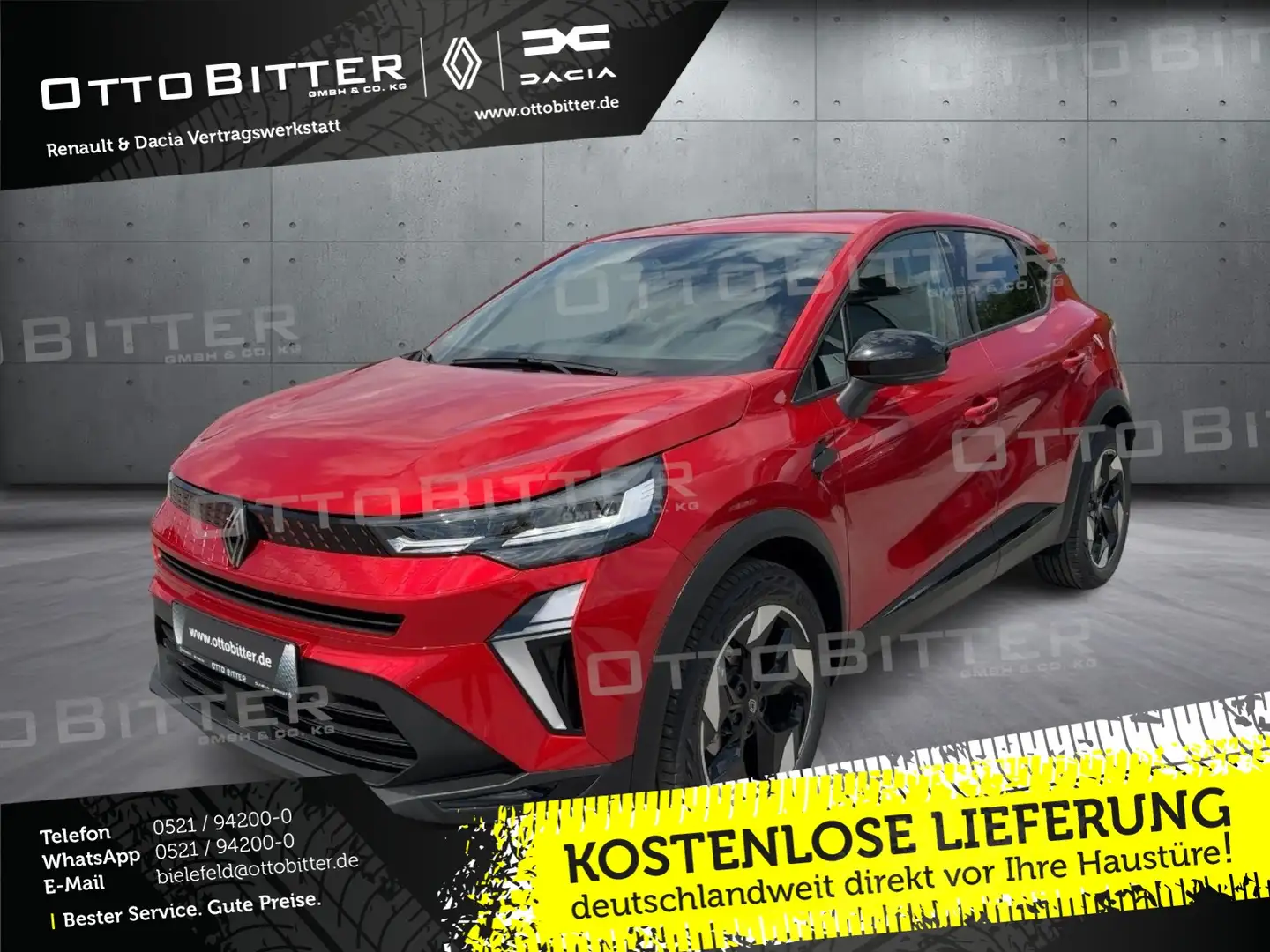 Renault Captur Techno TCe90 WINTER-PAKET/SITZH/KAMERA Red - 1