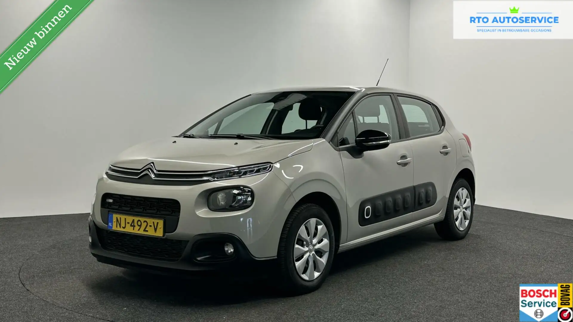 Citroen C3 1.2 PureTech Feel 105g NAVIGATIE CRUISE CARPLAY Grijs - 1