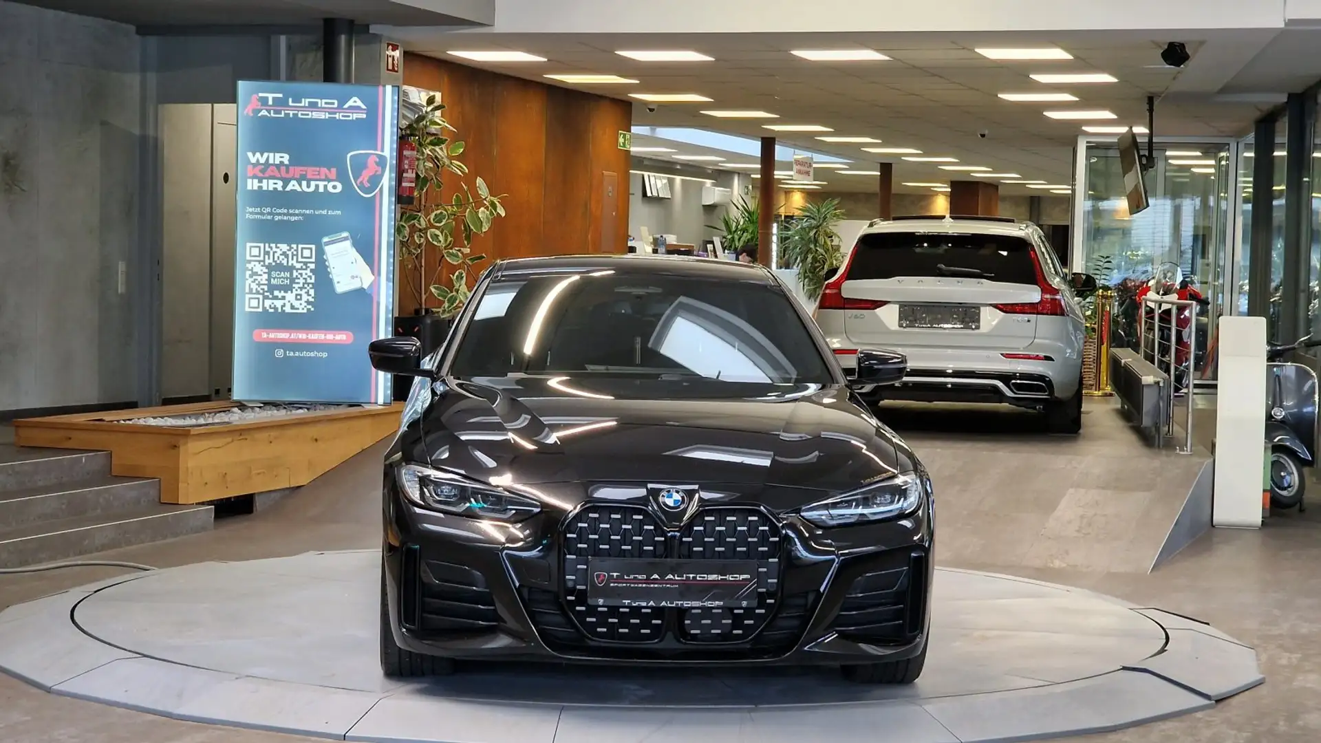 BMW 420 Gran Coupé xDrive 48V 1-Hand M-Paket Aut. *AHK*Hea Schwarz - 2