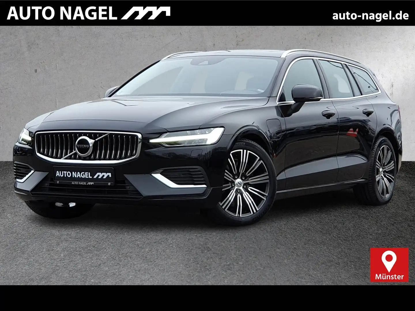 Volvo V60 V60 T6 Twin Engine AWD Inscription Expression SD Schwarz - 1