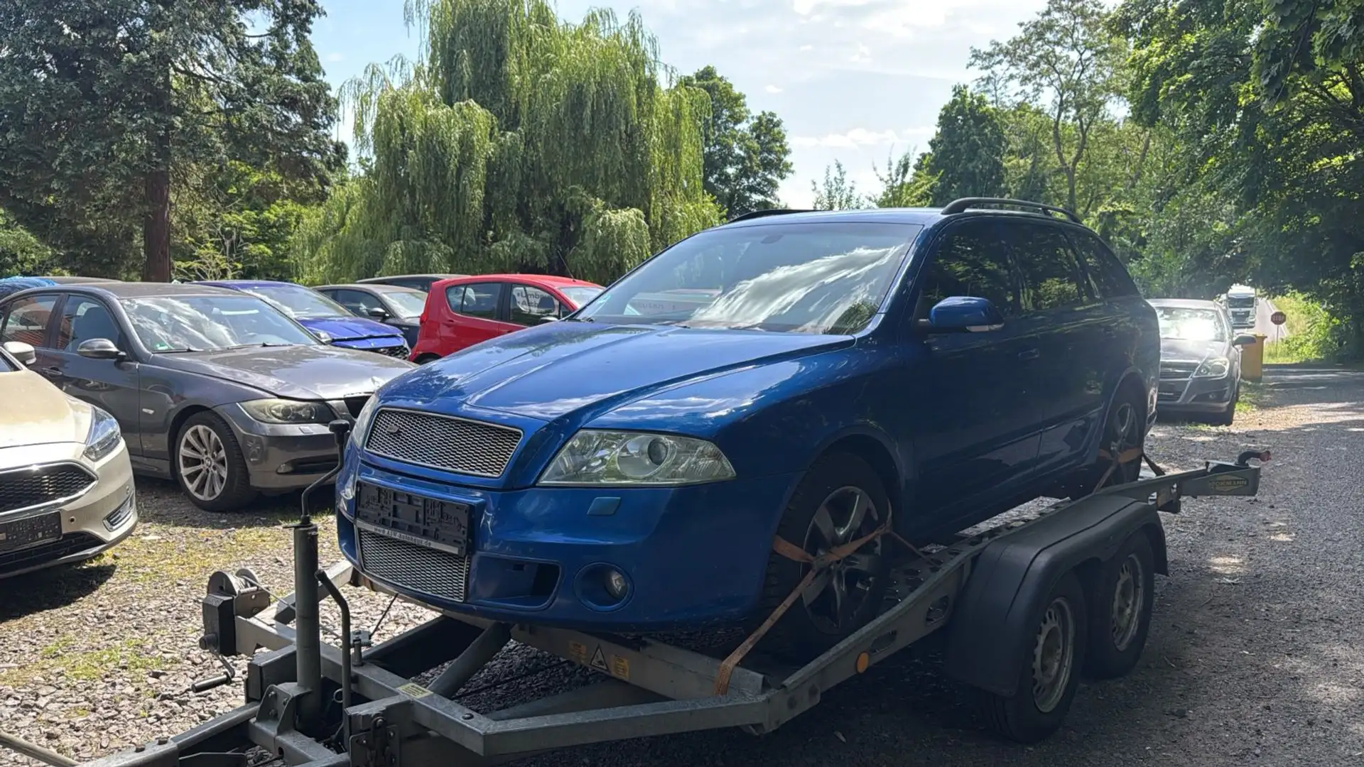 Skoda Octavia 2.0TDI VRS*125KW*NAVI*KUPPLUNG DEFEKT* Azul - 1