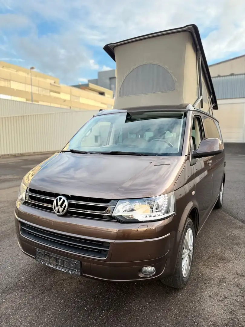 Volkswagen T5 California Küche Aufstelldach Standheizung Braun - 1