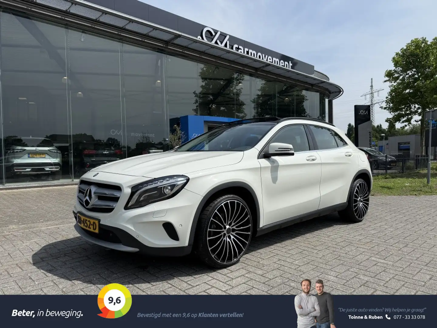 Mercedes-Benz GLA 200 Ambition 156PK Automaat | 1ste Eigenaar | Navi | P Wit - 1
