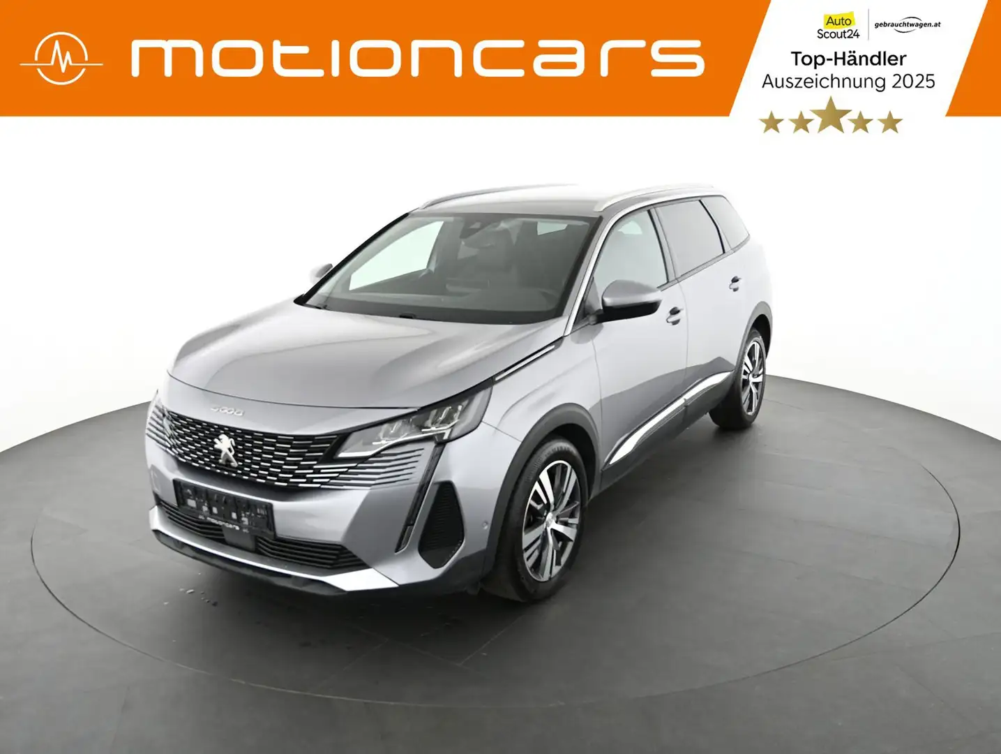 Peugeot 5008 1.5 BlueHDi 130 EAT8 7-Sitzer Pickerl NEU Grau - 1