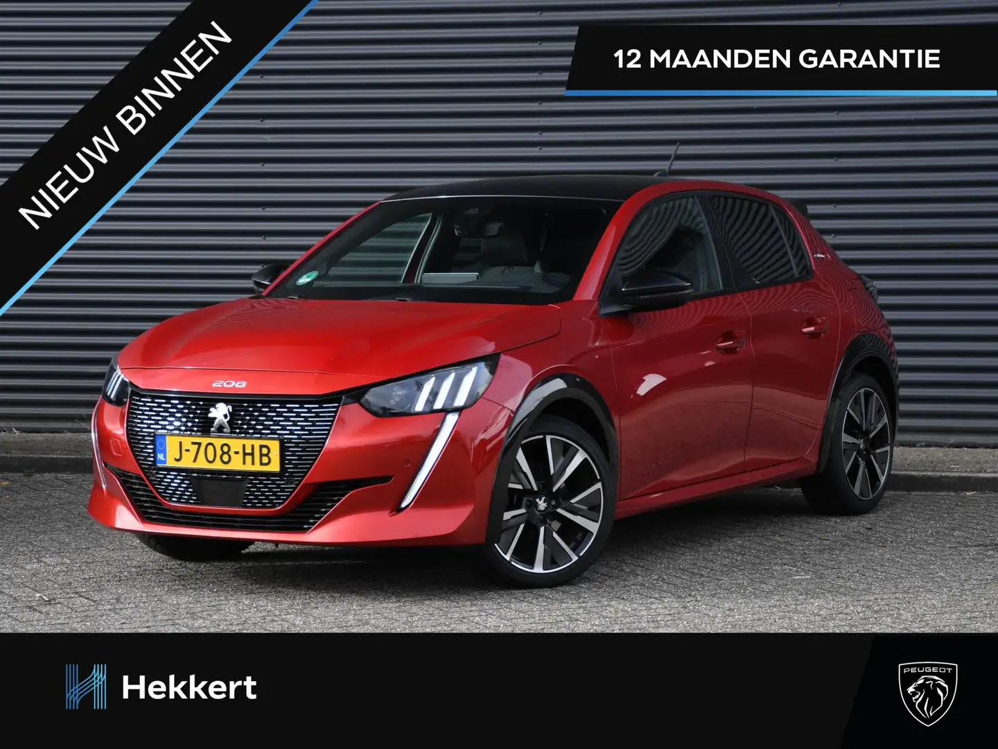Peugeot 208 GT-Line 1.2 PureTech 100pk Automaat STOELVERWARMIN Rouge - 1