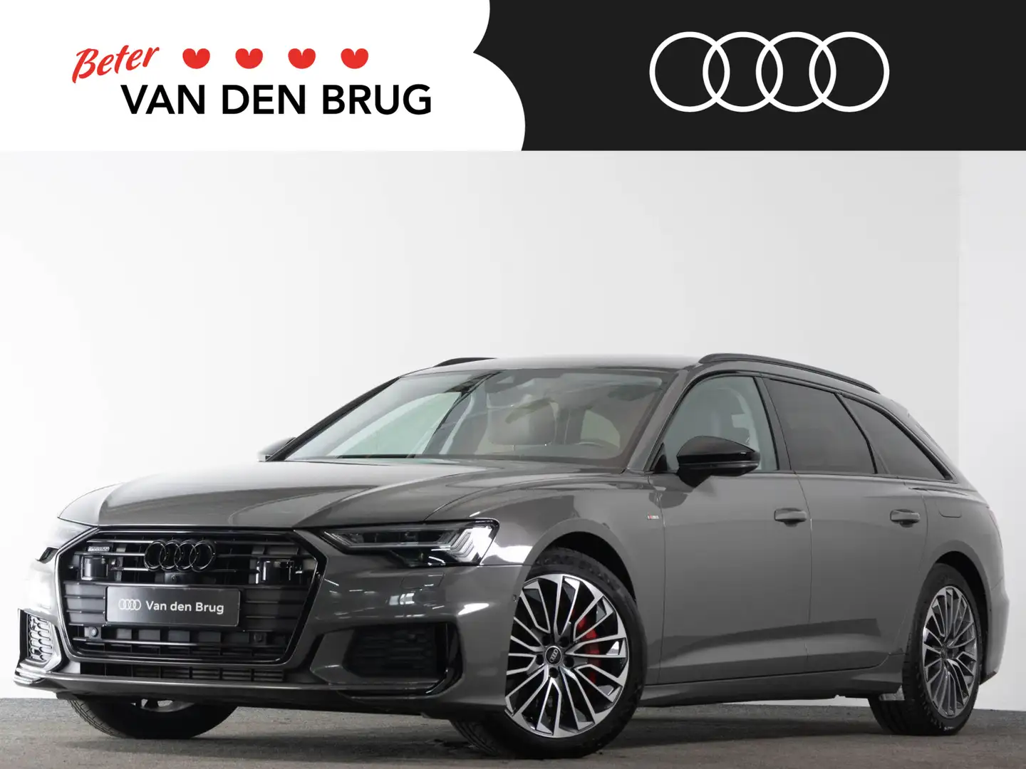 Audi A6 Avant S-Line 55 TFSI e 367 pk quattro | Matrix LED Grijs - 1