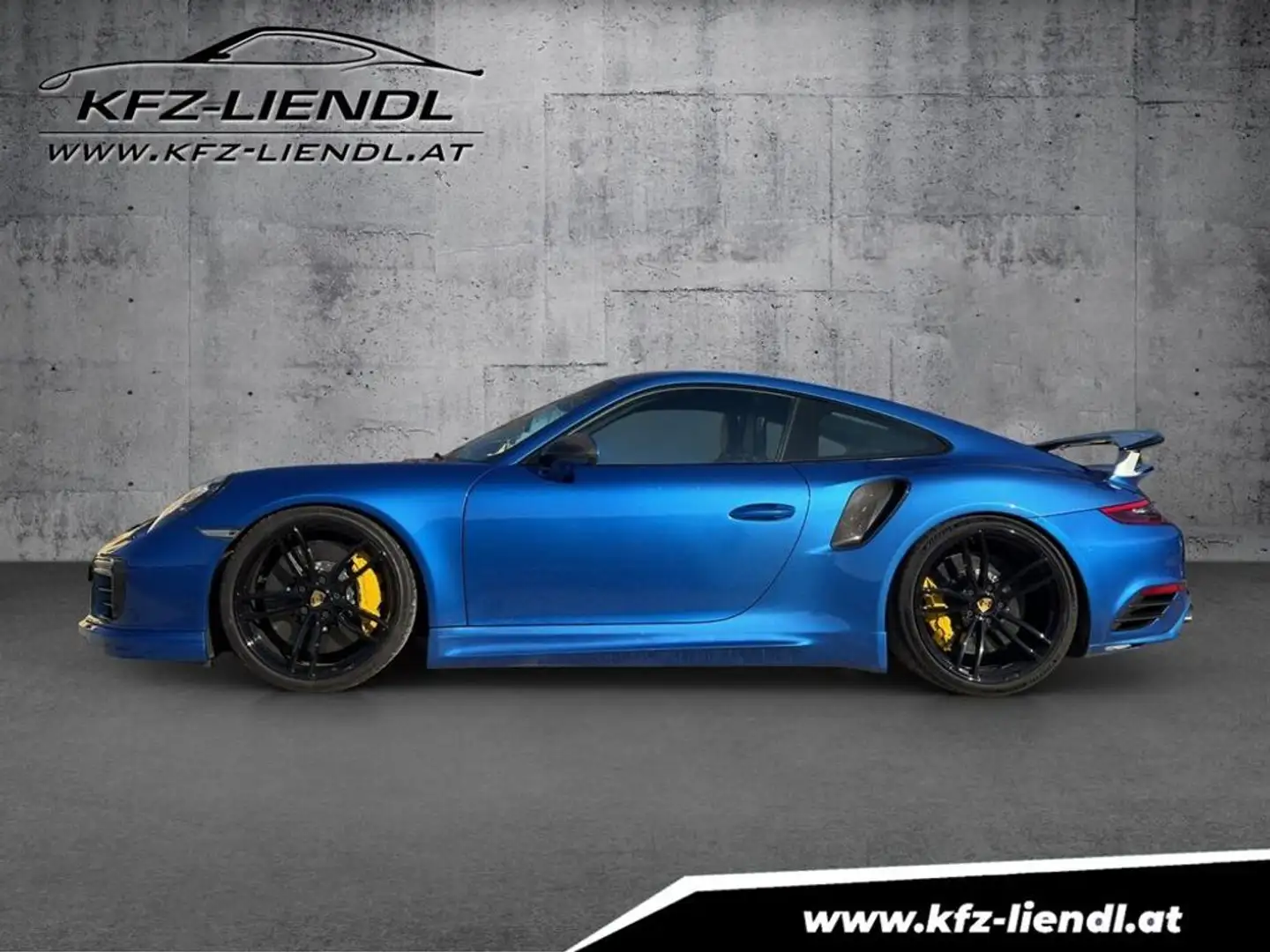 Porsche 911 Turbo S Blau - 2
